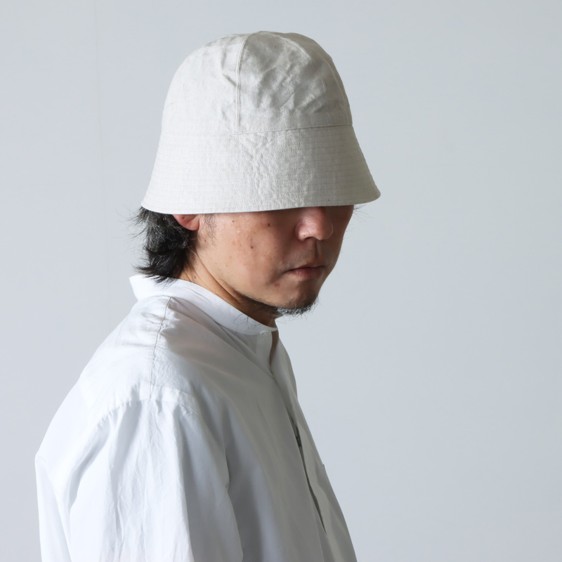 KIJIMA TAKAYUKI (キジマタカユキ) PAPER LINEN SAILOR HAT / ペーパーリネンセーラーハット