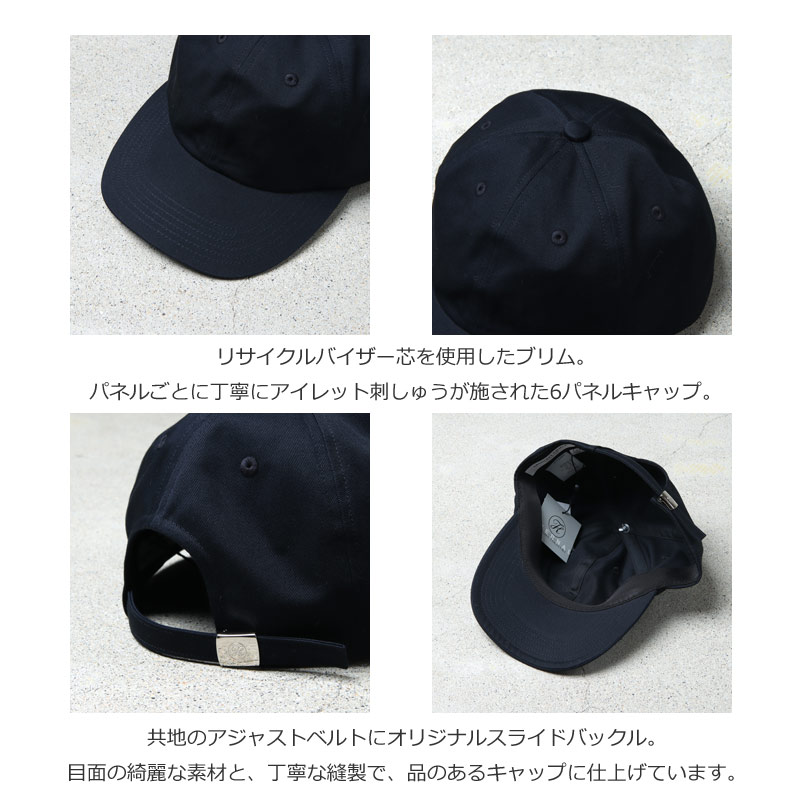KIJIMA TAKAYUKI(キジマタカユキ) COTTON 6PANEL CAP