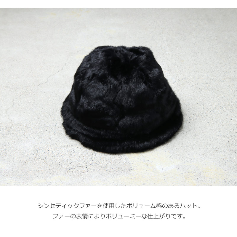 KIJIMA TAKAYUKI (キジマタカユキ) FAUX FUR 4PANEL HAT / フェイクファー 4パネルハット