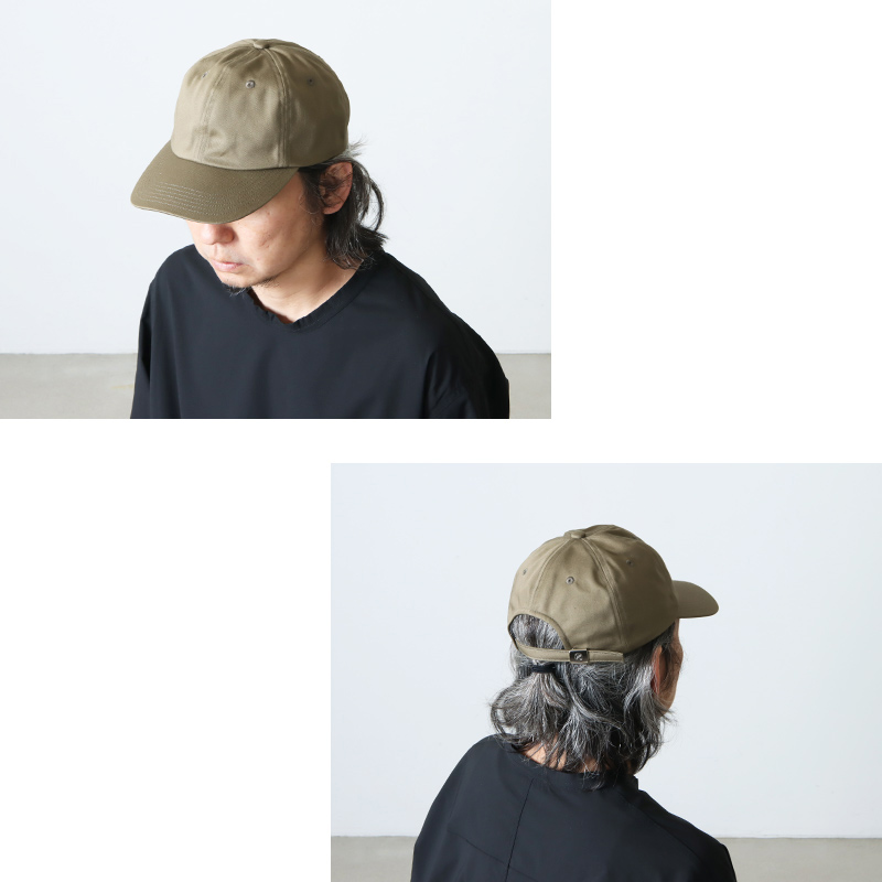 KIJIMA TAKAYUKI (キジマタカユキ) COTTON CHINO 6PANEL CAP / コットンチノ 6パネルキャップ