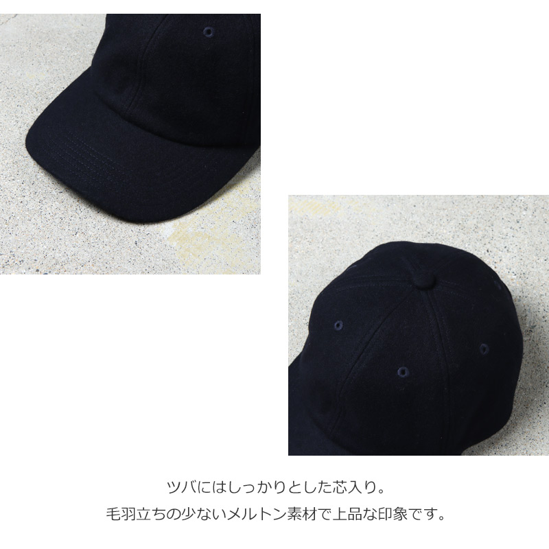 KIJIMA TAKAYUKI(ޥ業) MELTON 6 PANEL CAP