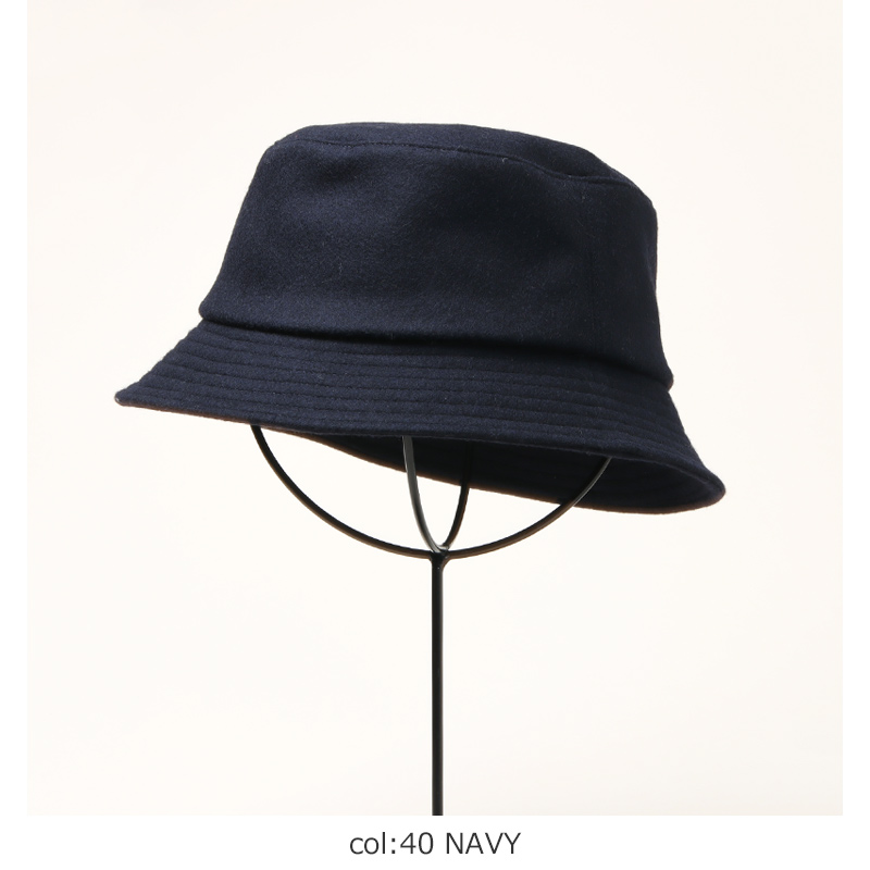 KIJIMA TAKAYUKI/キジマタカユキ】MELTON BUCKET HAT/メルトンバケット