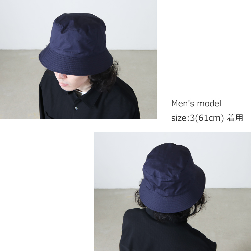 KIJIMA TAKAYUKI VENTILE BUCKET HAT サイズ3 - 帽子