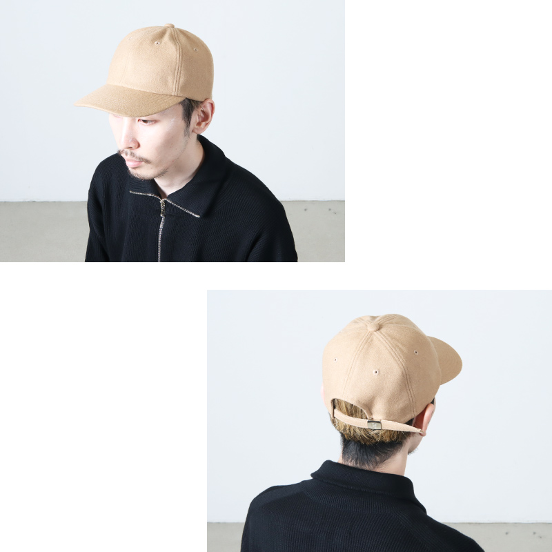 KIJIMA TAKAYUKI(ޥ業) MELTON 6PANEL CAP