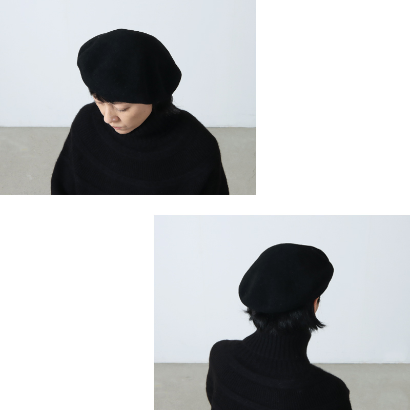 KIJIMA TAKAYUKI(ޥ業) WOOL CASHMERE BASQUE BERET