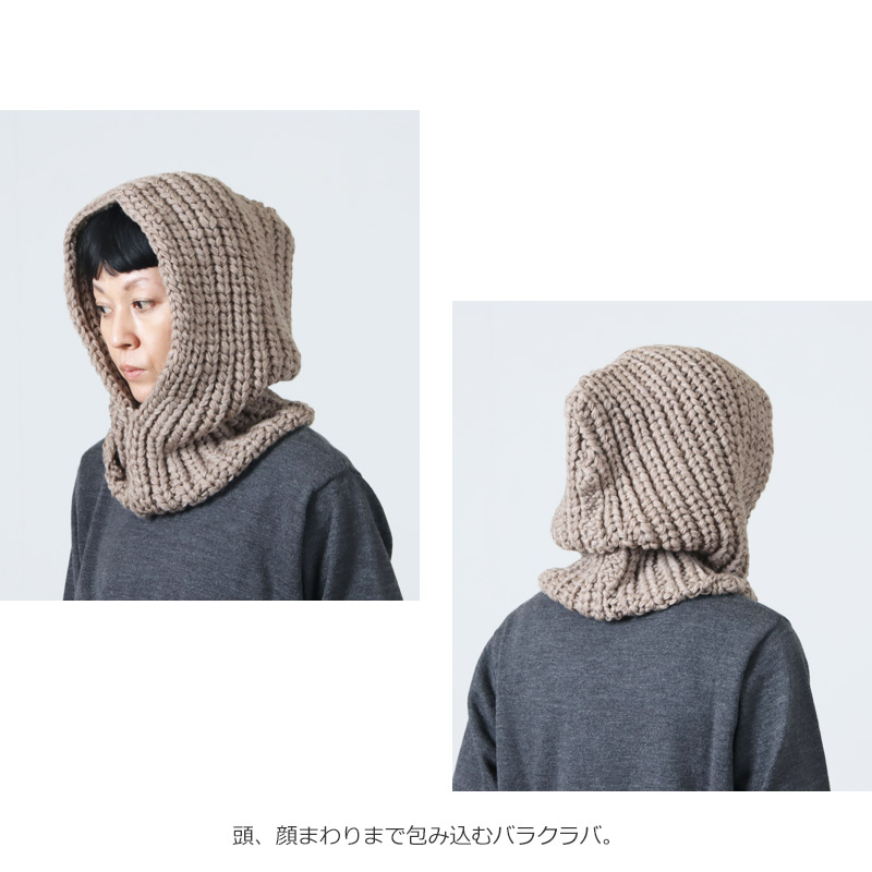 KIJIMA TAKAYUKI(ޥ業) WOOL CHUNKY BALACLAVA