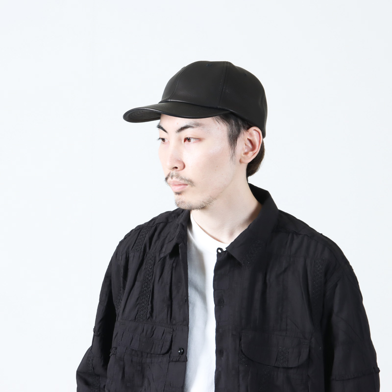 KIJIMA TAKAYUKI(ޥ業) COWHIDE 6PANEL CAP