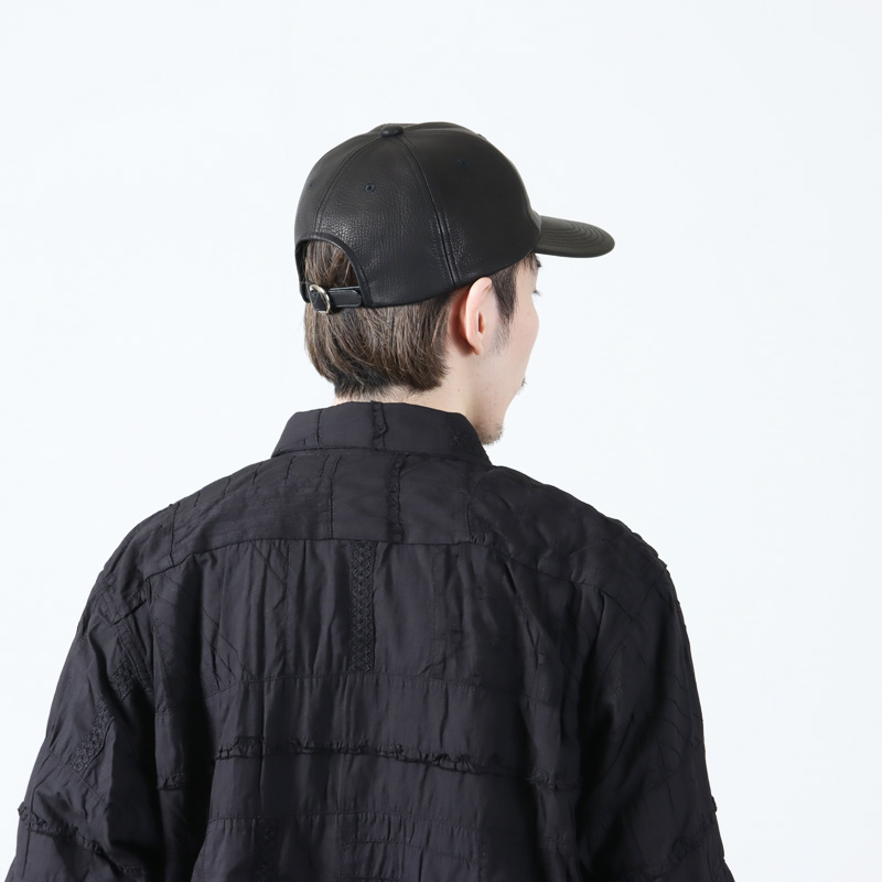 KIJIMA TAKAYUKI(ޥ業) COWHIDE 6PANEL CAP