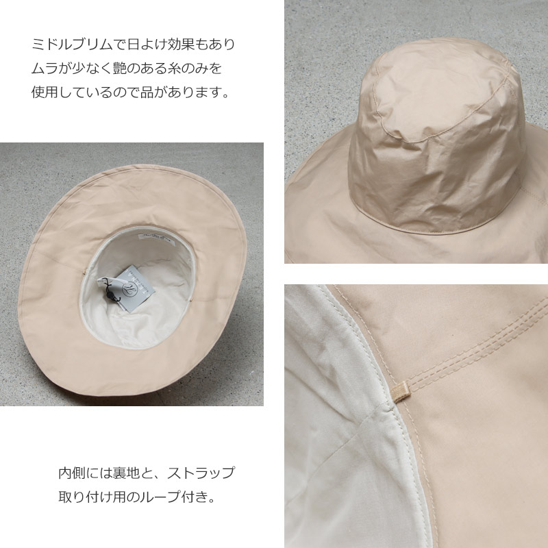 KIJIMA TAKAYUKI(ޥ業) COTTON SOFT HATMIDDLE
