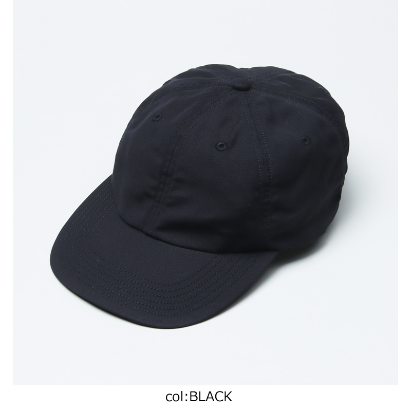 KIJIMA TAKAYUKI(ޥ業) POLY COTTON ELASTIC BACK 6PANEL CAP