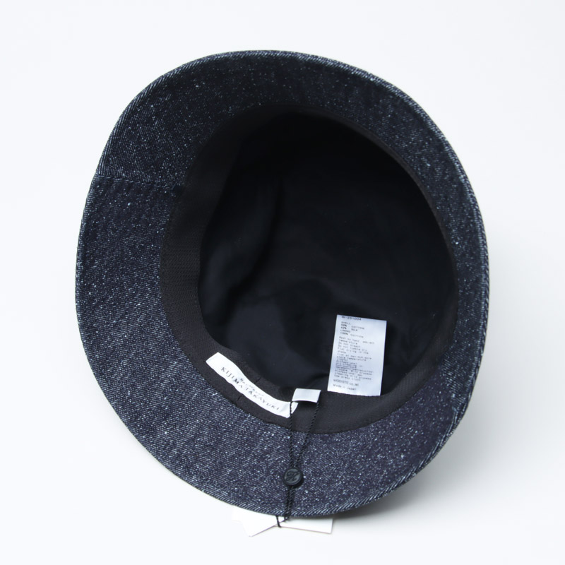 KIJIMA TAKAYUKI(ޥ業) COTTON SILK DENIM BUCKET HAT