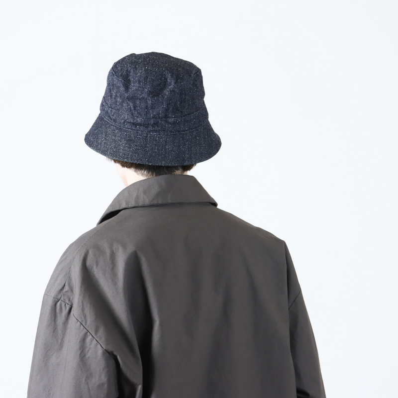 KIJIMA TAKAYUKI(ޥ業) COTTON SILK DENIM BUCKET HAT