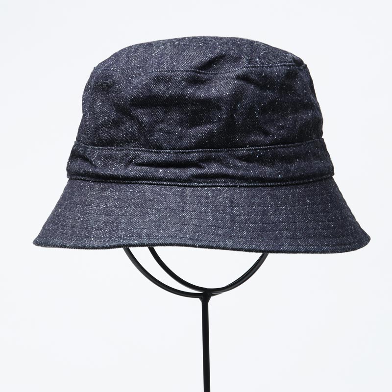 KIJIMA TAKAYUKI(ޥ業) COTTON SILK DENIM BUCKET HAT