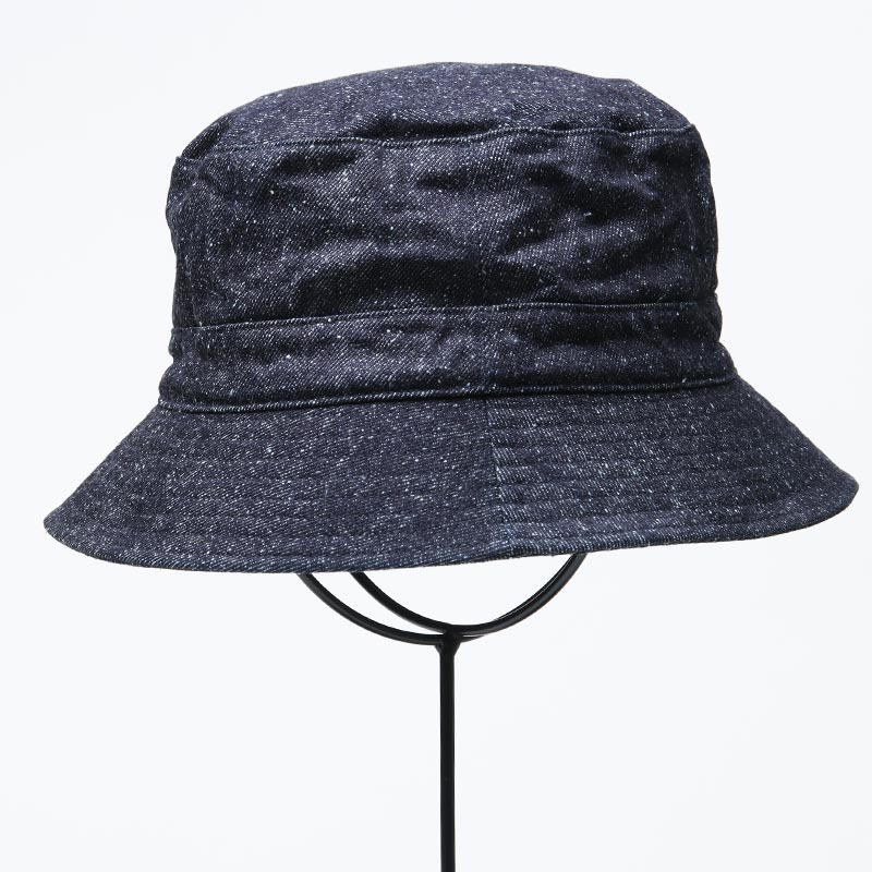 KIJIMA TAKAYUKI(ޥ業) COTTON SILK DENIM BUCKET HAT