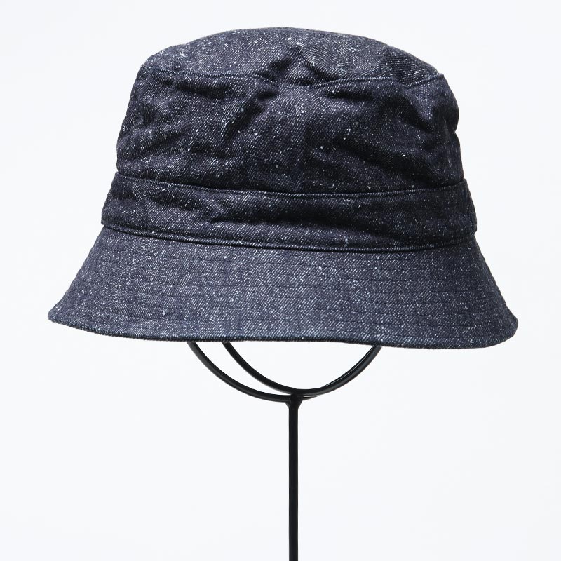 KIJIMA TAKAYUKI(ޥ業) COTTON SILK DENIM BUCKET HAT