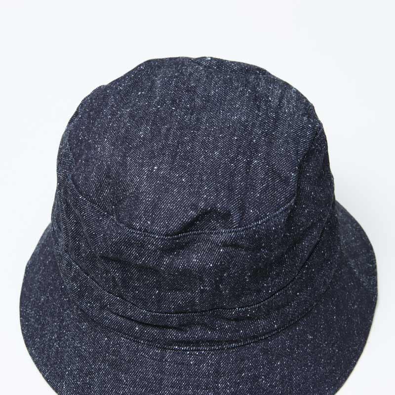 KIJIMA TAKAYUKI(ޥ業) COTTON SILK DENIM BUCKET HAT