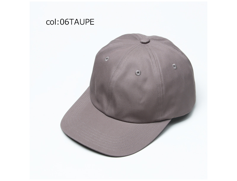 KIJIMA TAKAYUKI(ޥ業) COTTON GABA 6PANEL CAP