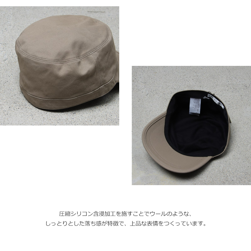 KIJIMA TAKAYUKI(ޥ業) COTTON SATIN WORK CAP