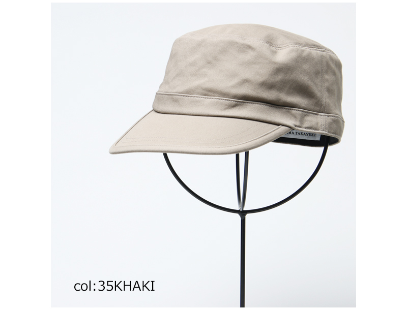 KIJIMA TAKAYUKI(ޥ業) COTTON SATIN WORK CAP