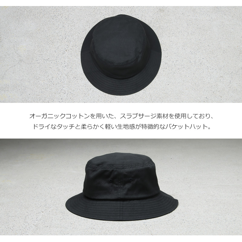 KIJIMA TAKAYUKI(ޥ業) ORGANIC COTTON SERGE BUCKET HAT