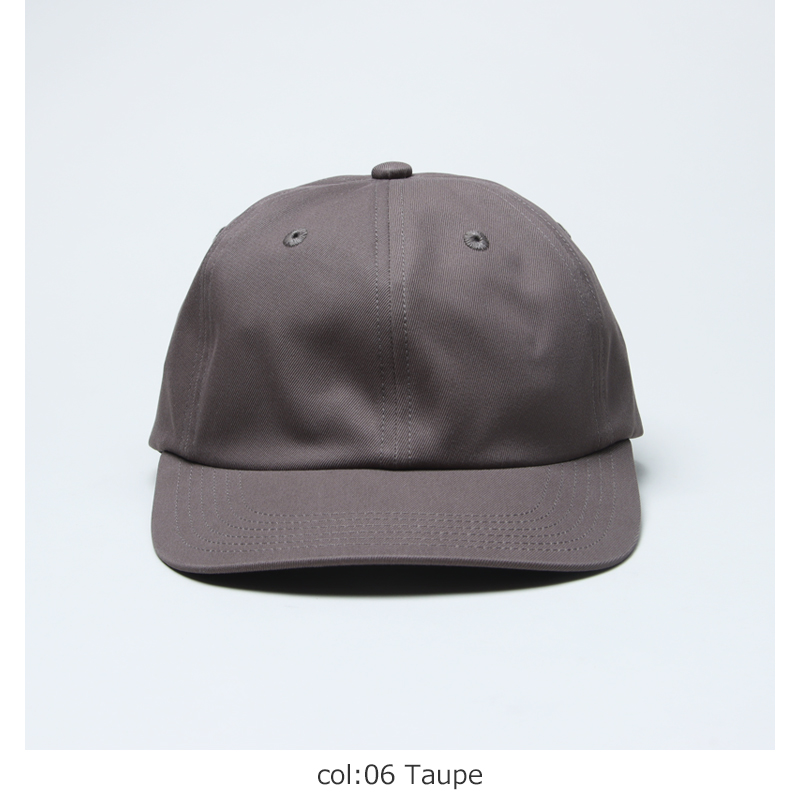 KIJIMA TAKAYUKI(ޥ業) COTTON GABA 6PANEL CAP