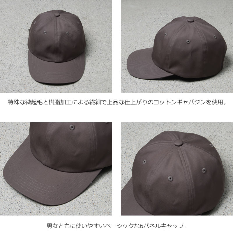 KIJIMA TAKAYUKI(ޥ業) COTTON GABA 6PANEL CAP