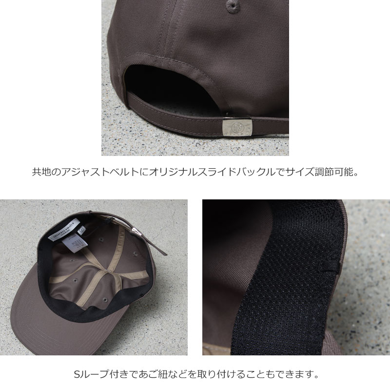 KIJIMA TAKAYUKI(ޥ業) COTTON GABA 6PANEL CAP