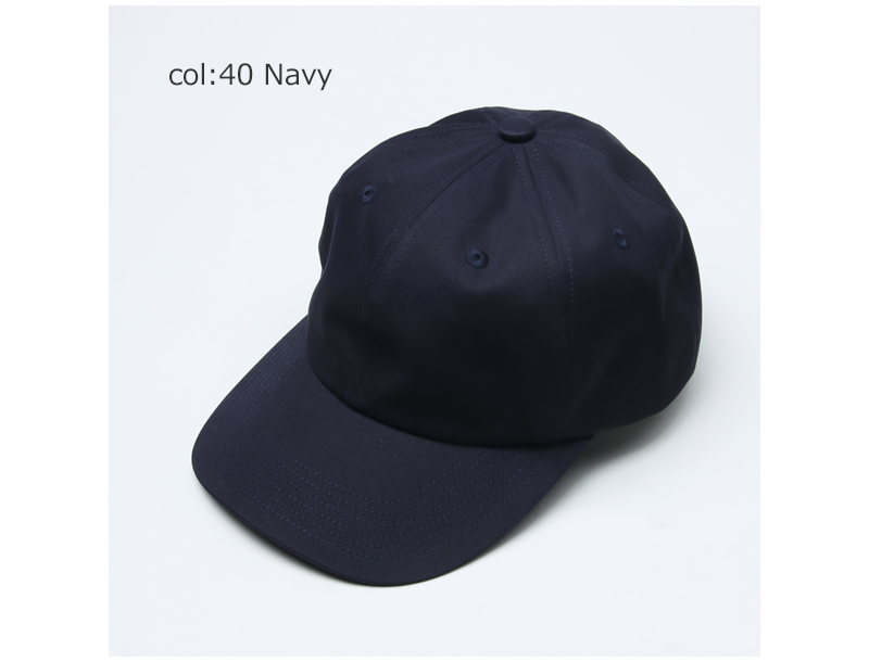 KIJIMA TAKAYUKI(ޥ業) COTTON GABA 6PANEL CAP
