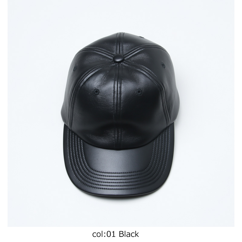 KIJIMA TAKAYUKI(ޥ業) LAMBSKIN 6PANEL CAP