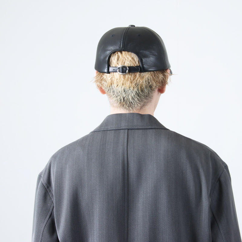 KIJIMA TAKAYUKI(ޥ業) LAMBSKIN 6PANEL CAP