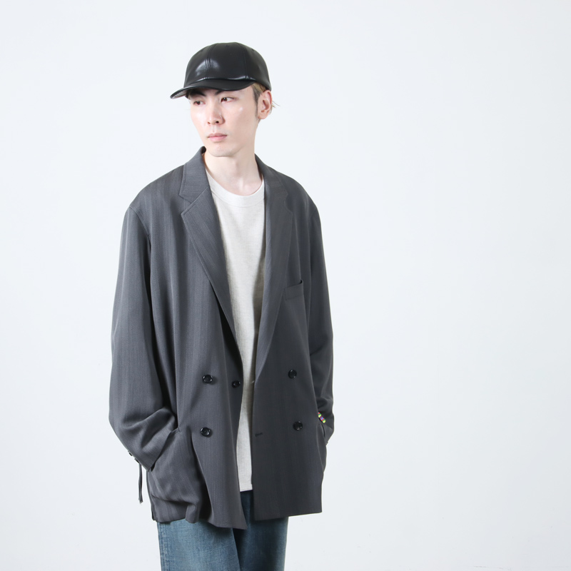 KIJIMA TAKAYUKI(ޥ業) LAMBSKIN 6PANEL CAP