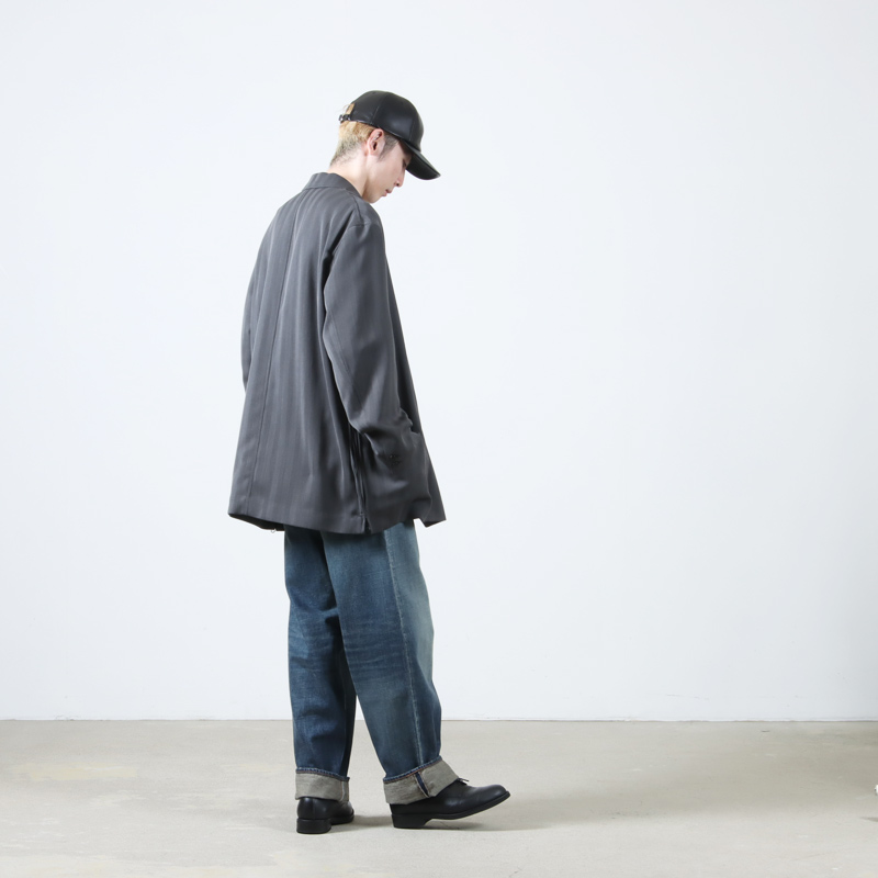 KIJIMA TAKAYUKI(ޥ業) LAMBSKIN 6PANEL CAP