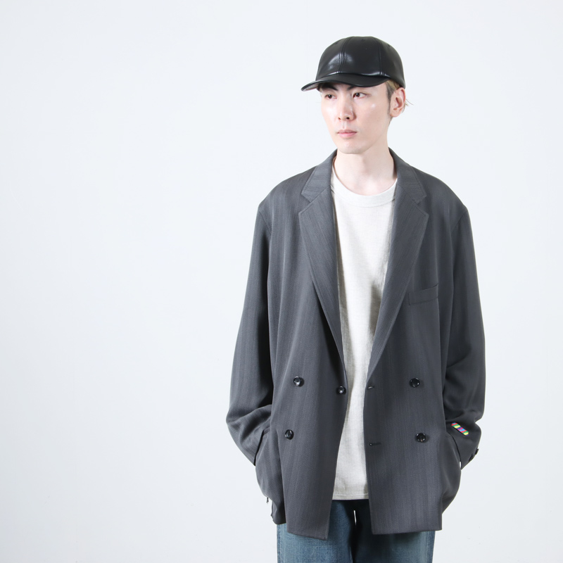 KIJIMA TAKAYUKI(ޥ業) LAMBSKIN 6PANEL CAP