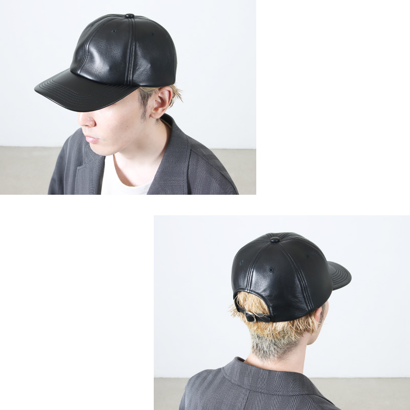 KIJIMA TAKAYUKI(ޥ業) LAMBSKIN 6PANEL CAP