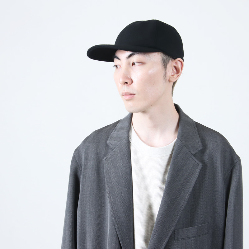 KIJIMA TAKAYUKI(ޥ業) LAMB MELTON 6PANEL CAP