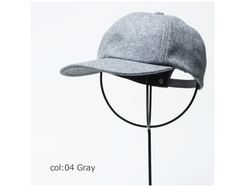 KIJIMA TAKAYUKI(ޥ業) MELTON 6PANEL CAP