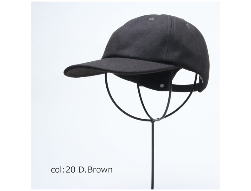 KIJIMA TAKAYUKI(ޥ業) MELTON 6PANEL CAP