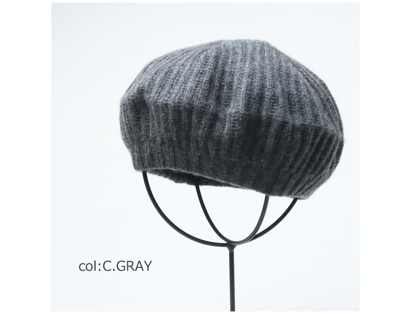 KIJIMA TAKAYUKI(ޥ業) CASHMERE KNIT BERET