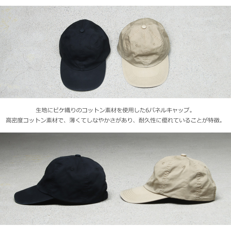 KIJIMA TAKAYUKI(ޥ業) SULFER DYED 6PANEL CAP