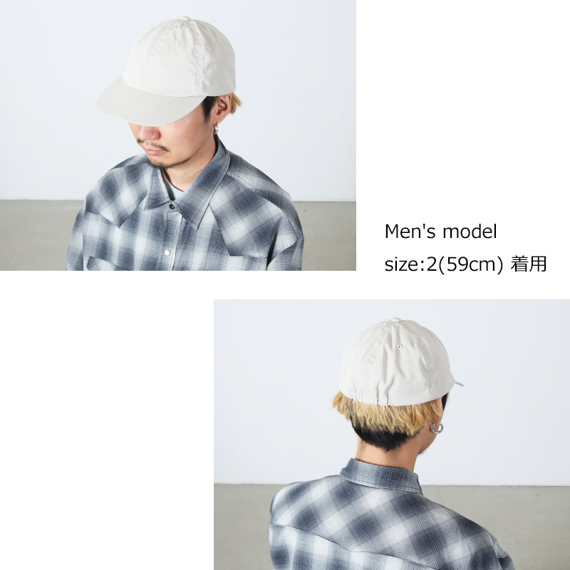 KIJIMA TAKAYUKI(�����ޥ����業) DRY TWILL ELASTIC BACK 6PANEL CAP