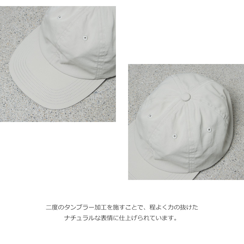 KIJIMA TAKAYUKI(�����ޥ����業) DRY TWILL ELASTIC BACK 6PANEL CAP