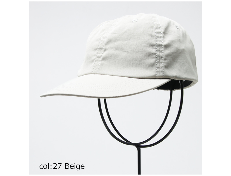 KIJIMA TAKAYUKI(�����ޥ����業) DRY TWILL ELASTIC BACK 6PANEL CAP