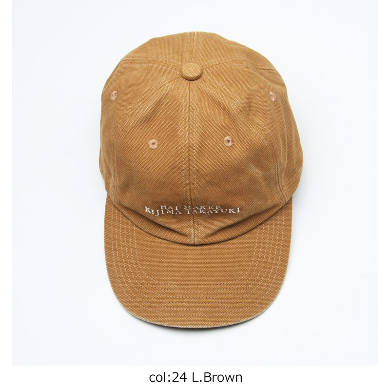 KIJIMA TAKAYUKI(�����ޥ����業) DUCK SULFER DYED 6PANEL CAP