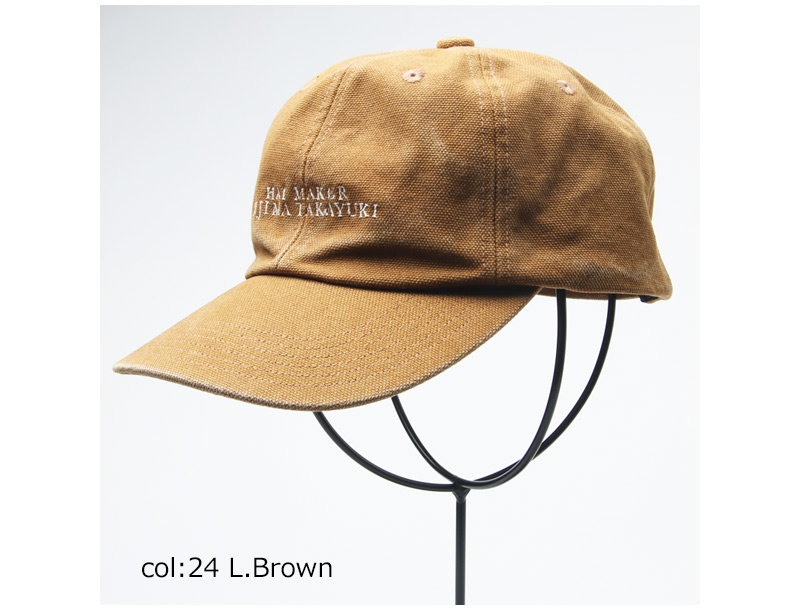 KIJIMA TAKAYUKI(�����ޥ����業) DUCK SULFER DYED 6PANEL CAP