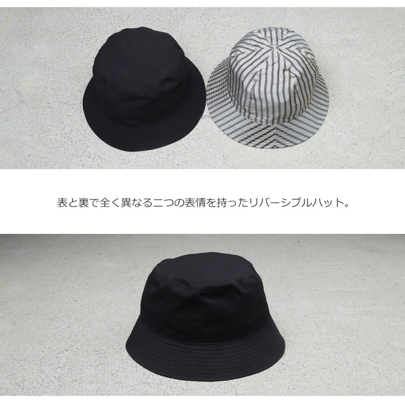 KIJIMA TAKAYUKI(�����ޥ����業) REVERSIBLE BUCKET/6PANEL HAT