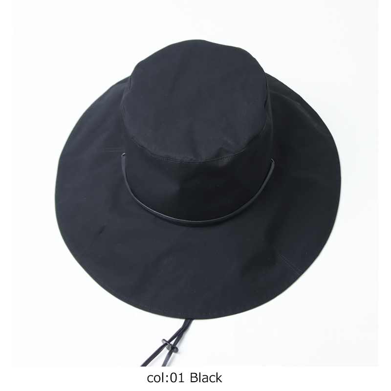 KIJIMA TAKAYUKI サファリハット ブラック KIJIMA TAKAYUKI (キジマタカユキ) CORDURA SAFARI HAT / コーデュラ