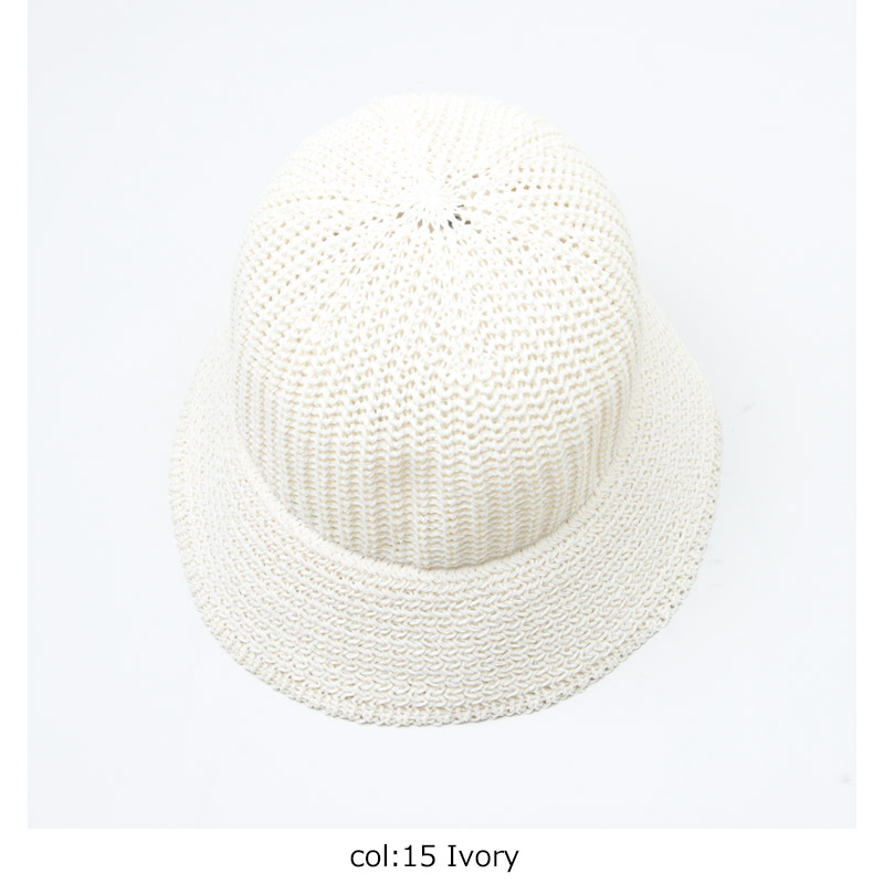 KIJIMA TAKAYUKI(�����ޥ����業) POLY WASHI KNIT METRO HAT