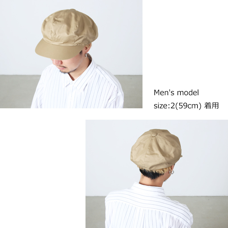 KIJIMA TAKAYUKI(�����ޥ����業) COTTON GABA CASQUETTE