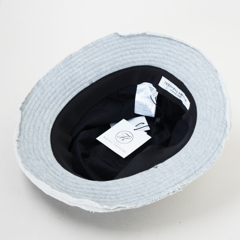 KIJIMA TAKAYUKI(�����ޥ����業) FRENCH TERRY BUCKET HAT