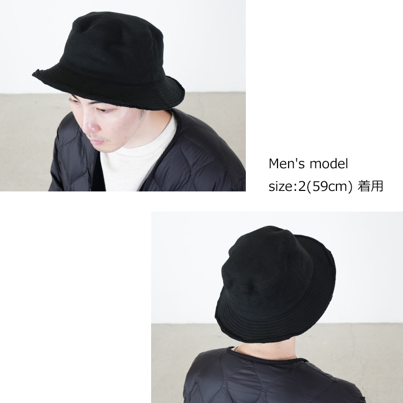 KIJIMA TAKAYUKI(�����ޥ����業) FRENCH TERRY BUCKET HAT